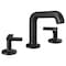 Brizo Kintsu Widespread Lavatory Faucet with Angled Spout, Less Handles Matte Black 65307LF-BLLHP-ECO - alternate 3