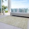 Homeroots 3' X 5' Beige And Brown Damask Washable Indoor Outdoor Area Rug 603497 - alternate 6