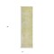 Homeroots 8' Runner Gold Abstract Washable Non Skid Indoor Outdoor Runner Rug 564252 - alternate 6