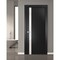 Sartodoors Slab Barn Door Panel, Planum 0040 Matte Black with White Glass, Sturdy Finished Doors, Pocket Close PLANUM0040S-BLK-30 - alternate 1