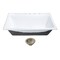 Kingston Brass 36-Inch Cast Iron Self-Rimming Single Bowl Drop-In Kitchen Sink, 4-Hole with Strainer KGCKTS3622118 - alternate 1