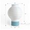 Jonathan Y Asian Lantern 15 in. Vintage Traditional Plant-Based PLA 3D Printed Dimmable LED Table Lamp, White/Bl USA1003B - alternate 5