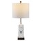 Jonathan Y Guardian Lion 27.5" Ceramic Classic Modern LED Table Lamp, White JYL4038A - alternate 4