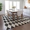Homeroots 3' X 5' Black Geometric Washable Indoor Outdoor Area Rug 577013 - alternate 7