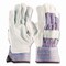 Pip Leather Palm Gloves, Cotton; Split Cowhide Leather; Synthetic Fabric, Elastic Cuff Cuff, Wing Thumb 84-7532/M - alternate 3