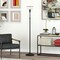 Homeroots 65" Black Novelty Floor Lamp With Clear Transparent Glass Dome Shade 523548 - alternate 5