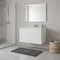 Homeroots 32" White Wood Freestanding Bathroom Vanity With White Sink And Two Drawers 627420 - alternate 3