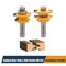 Powertec Cabinet Door Rail and Stile Router Bit, Roundover Profile, 1/2" Shank, 1-5/8" Diameter, 1 Pair 73071 - alternate 1