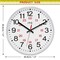 Infinity Instruments Prosaic 24-Hour ITC Business Wall Clock, White, 12 in 90/1224-1WH - alternate 5