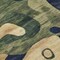 Homeroots 9' X 12' Navy Blue Gold And Olive Green Abstract Washable Indoor Outdoor Area Rug 630607 - alternate 4