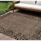 Homeroots 8' X 10' Brown Animal Print Washable Indoor Outdoor Area Rug 607635 - alternate 1