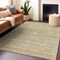 Homeroots 10' X 14' Sage Striped Washable Indoor Outdoor Area Rug 607979 - alternate 5
