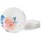 Martha Stewart 8 Inch Fine Ceramic 6 Piece Floral Decorated Dessert Plate Set 128866.01 - alternate 1