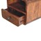 Homeroots 10" Brown Solid Wood Square One Drawer Nightstand 653818 - alternate 8
