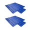 Mytee Products 16 ftx27 ft Blue Flatbed Truck 15 Oz Superlight Steel Tarp w/4 ft Drop for Trailer, 2PK SLLT4FT-BLUEx2 - alternate 6