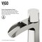 Vigo Paloma Single Handle Single-Hole Bathroom Faucet in Brushed Nickel VG01041BN - alternate 3