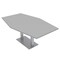 Skutchi Designs Hexagon Conference Table With Power Unit, 48 in W, 84 in L, Grey HAR-HEX.IR-48X84-DOU-U779-NA - alternate 1