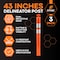 Xpose Safety 3 Pack 42in T-Top Orange Traffic Delineator Post, 3PK DLT-ORG-42-3-X-S - alternate 3