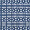 Homeroots 3' X 5' Navy Blue And Ivory Geometric Washable Indoor Outdoor Area Rug 613789 - alternate 6