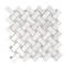 Apollo Tile 11x11 Eastern White, Bianco Carrara Marble Floor and Wall Mosaic Tile 4.2 sqft/case, 5PK APLDC88B23A - alternate 1