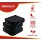 Mytee Products 11.5 ftx20 ft Black Pre Tarp Blanket w/ Grommets - Moving Blanket for Packing, 4PK MB-FELT-11520x4 - alternate 5