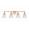Z-Lite Auden Modern Gold 4 Light Vanity 7704-4V-MGLD - alternate 1