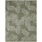 Homeroots 8' X 10' Ivory And Green Palm Leaf Indoor Outdoor Area Rug 550236 - alternate 1