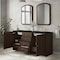 James Martin Vanities Gracyn 72" Double Vanity, Sable, w/ 3 CM Phantome Eclos Widespread Top D125-V72-SBL-WPHT - alternate 3