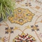 Homeroots 5' X 7' Ivory And Gold Floral Indoor Outdoor Area Rug 572636 - alternate 3