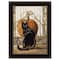 Homeroots Black Cat 2 Black Framed Print Wall Art 406821 - alternate 1