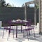 Leisuremod Modern Devon Aluminum Chair, Purple, 4PK DC23PU4 - alternate 7