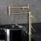 Kingston Brass Deck Mount Pot Filler Faucet with Knurled Handle, Brushed Brass KS4707RKZ - alternate 6