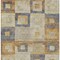 Homeroots 5' X 8' Linen Blue And Copper Geometric Washable Indoor Outdoor Area Rug 605044 - alternate 6