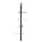 Happimess Aiden 70.4in 5-Hook Metal Coat Rack, Black/White HPM8001B - alternate 4