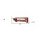 Homeroots 30in Red Distressed Wood Four Hook Wall Mounted Hanging Coat Rack 274518 - alternate 4