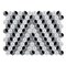 Apollo Tile Vidrio 11.8 in. x 14 in. Polished Grey and White Recycled Glass Mosaic Wall and Floor Tile, 5PK APLMRK8801A - alternate 1