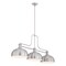 Z-Lite Melange Brushed Nickel 3 Light Billiard 725-3BN-D13BN - alternate 4