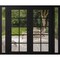Vdomdoors Front Exterior Prehung Metal-Plastic Double Doors Clear Glass / MANUX 8100 Matte Black / Office Com MANUX8100DEXD-BLK-W14+72+14xH80-RH-I - alternate 1