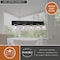 Vaxcel Lowell 5-Light Vanity Light, Matte Black, Clear Glass, 36.5-In. Wide W0591 - alternate 5
