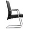 Leisuremod Aleen Office Chair in Upholstered Leather and Iron Frame, Black AGO19BLL - alternate 4
