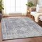 Homeroots 9' X 12' Plum Oriental Washable Indoor Outdoor Area Rug 607618 - alternate 4