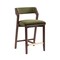 Manhattan Comfort Patricia Counter Stool  in Turtle Green - Set of 2 2-CS023-GR - alternate 4