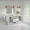 James Martin Vanities Breckenridge 60 in. Double Vanity, Bright White, w/ 3 CM Eternal Marfil Quartz Top 330-V60D-BW-3EMR - alternate 5