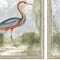 Homeroots Set Of Two Cranes II Silver Framed Print Wall Art, 2PK 416440 - alternate 2