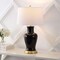 Jonathan Y Julian 29" Traditional Classic Ceramic Urn LED Table Lamp, Black JYL4026F - alternate 8