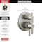 Delta Galeon 17S Integrated Diverter Trim - 6 Setting T27971-SS-PR - alternate 4