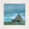 Homeroots Lonesome Barn 1 White Framed Print Wall Art 405604 - alternate 1