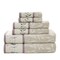 Homeroots Set of Six Cream Cotton Jacquard Towel Set, 6PK 712111 - alternate 4