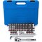 Neiko 0.375 in Drive CrV Steel SAE Socket Set with 90-Tooth Quick Release Ratchet, 35-Pieces 02511A - alternate 6