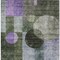 Homeroots 8' X 10' Olive Green Charcoal And Purple Geometric Washable Indoor Outdoor Area Rug 604339 - alternate 5